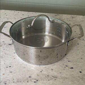 Princes House Stainless Steel Cookware with Glass Lid